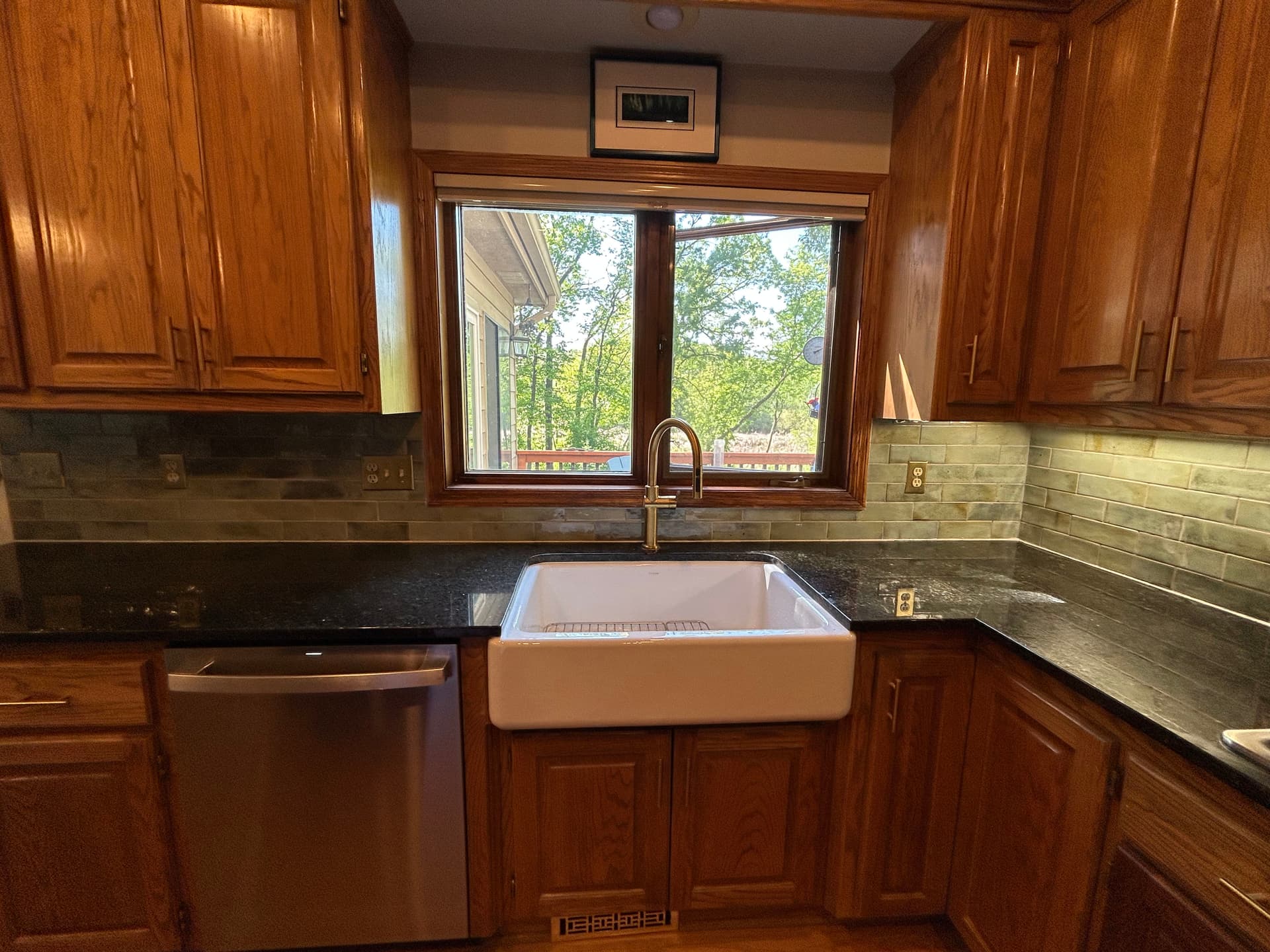 Retro Green Backsplash Install That Changed This Kitchen