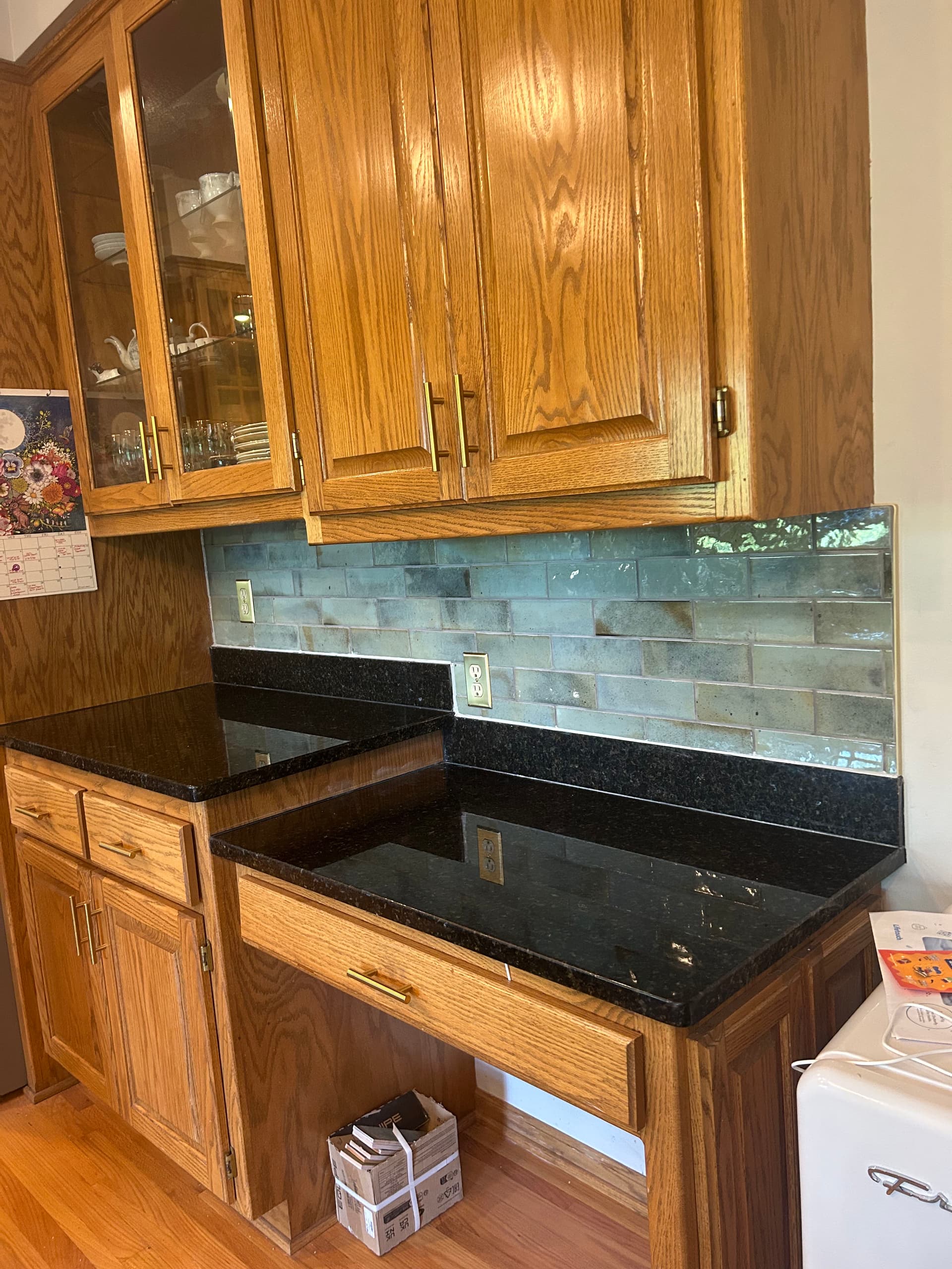 Retro Green Backsplash Install That Changed This Kitchen