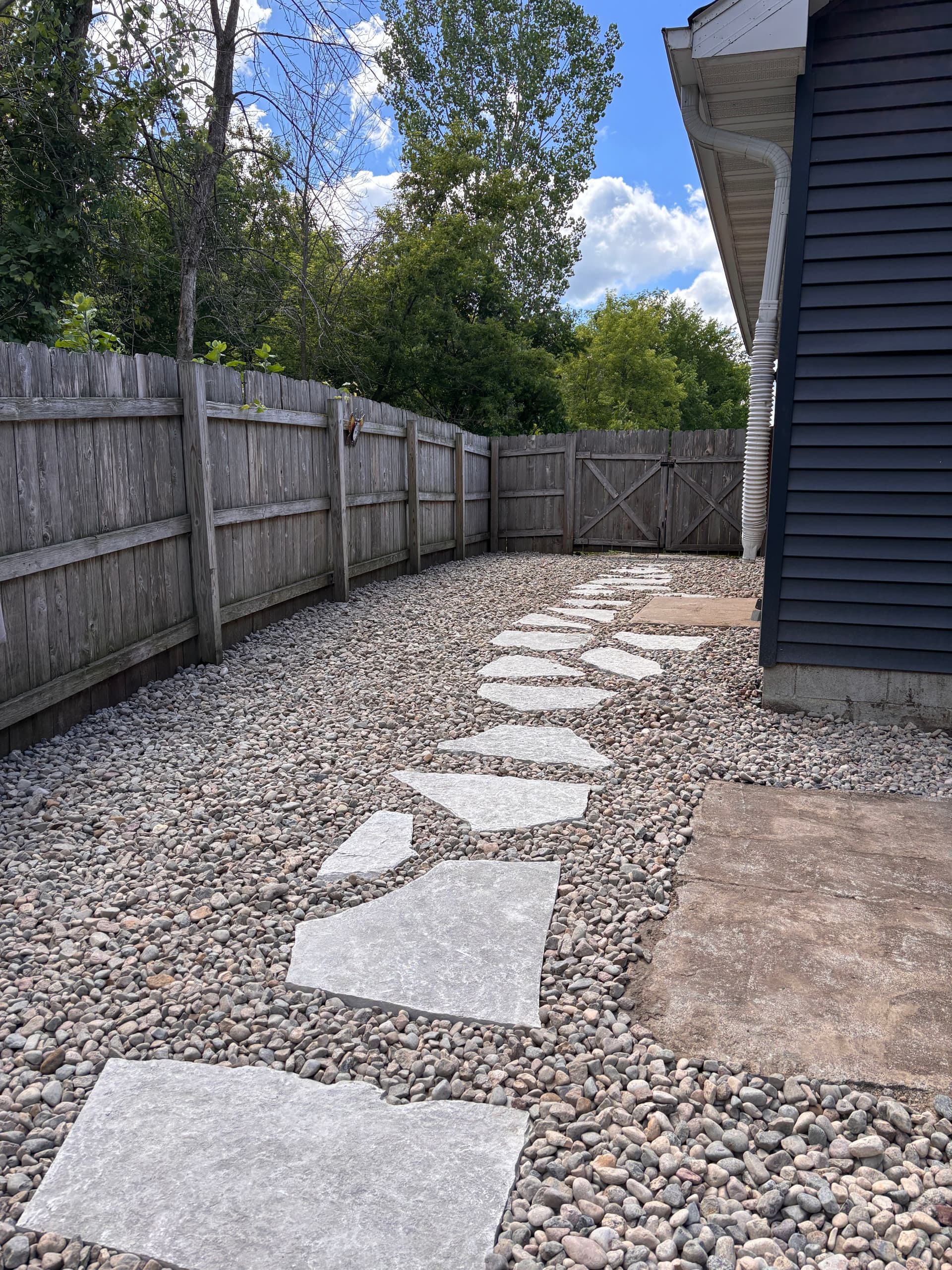 Gallery photos for Boulder Wall, River Rock and Backyard Grading Done Right: Image #2