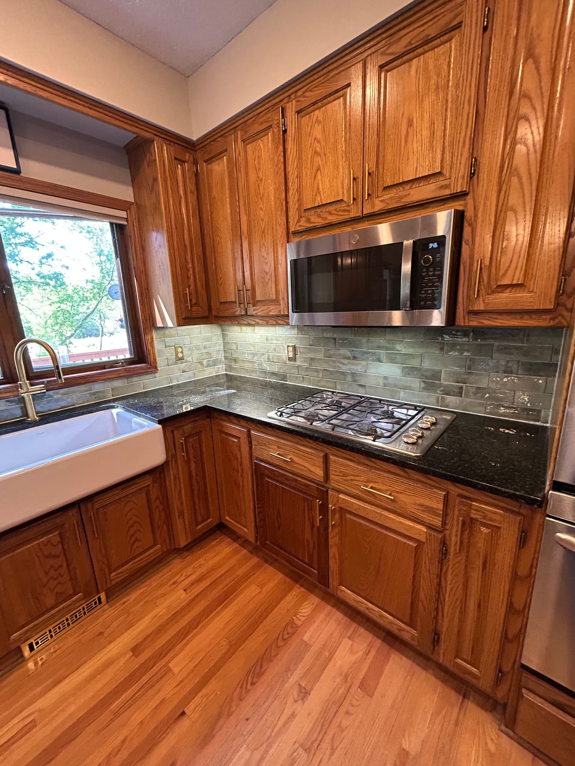 Retro Green Backsplash Install That Changed This Kitchen
