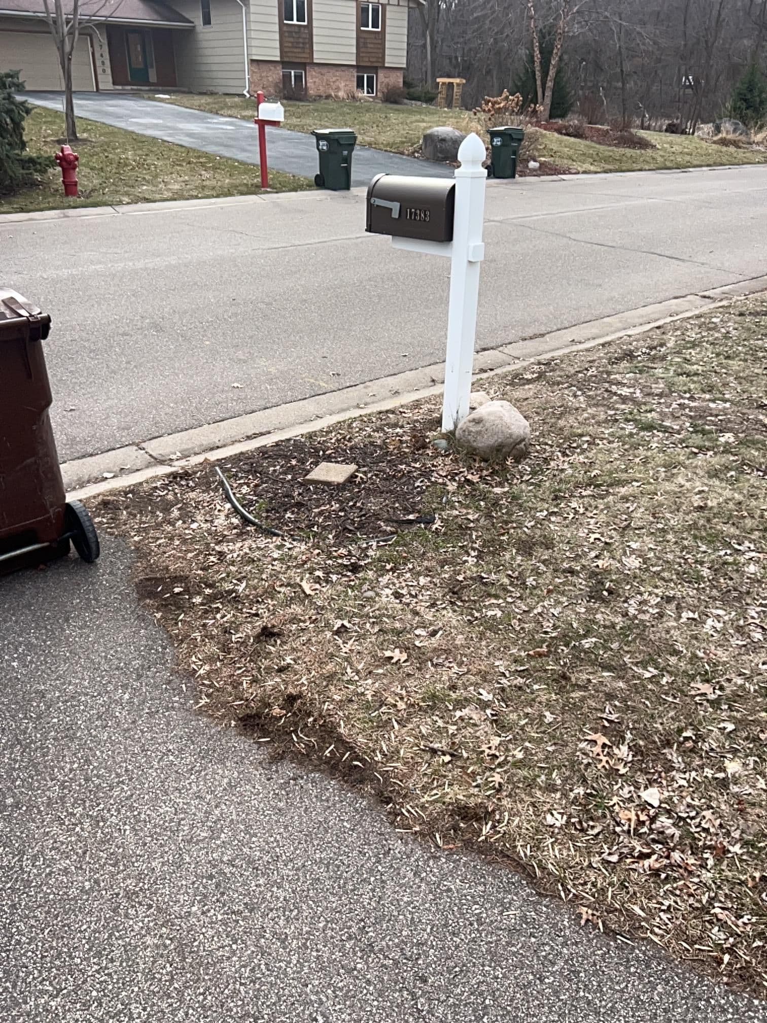 Gallery photos for Timber Wall Torn Out, Boulder Wall and Fresh Landscaping Put In: Image #5