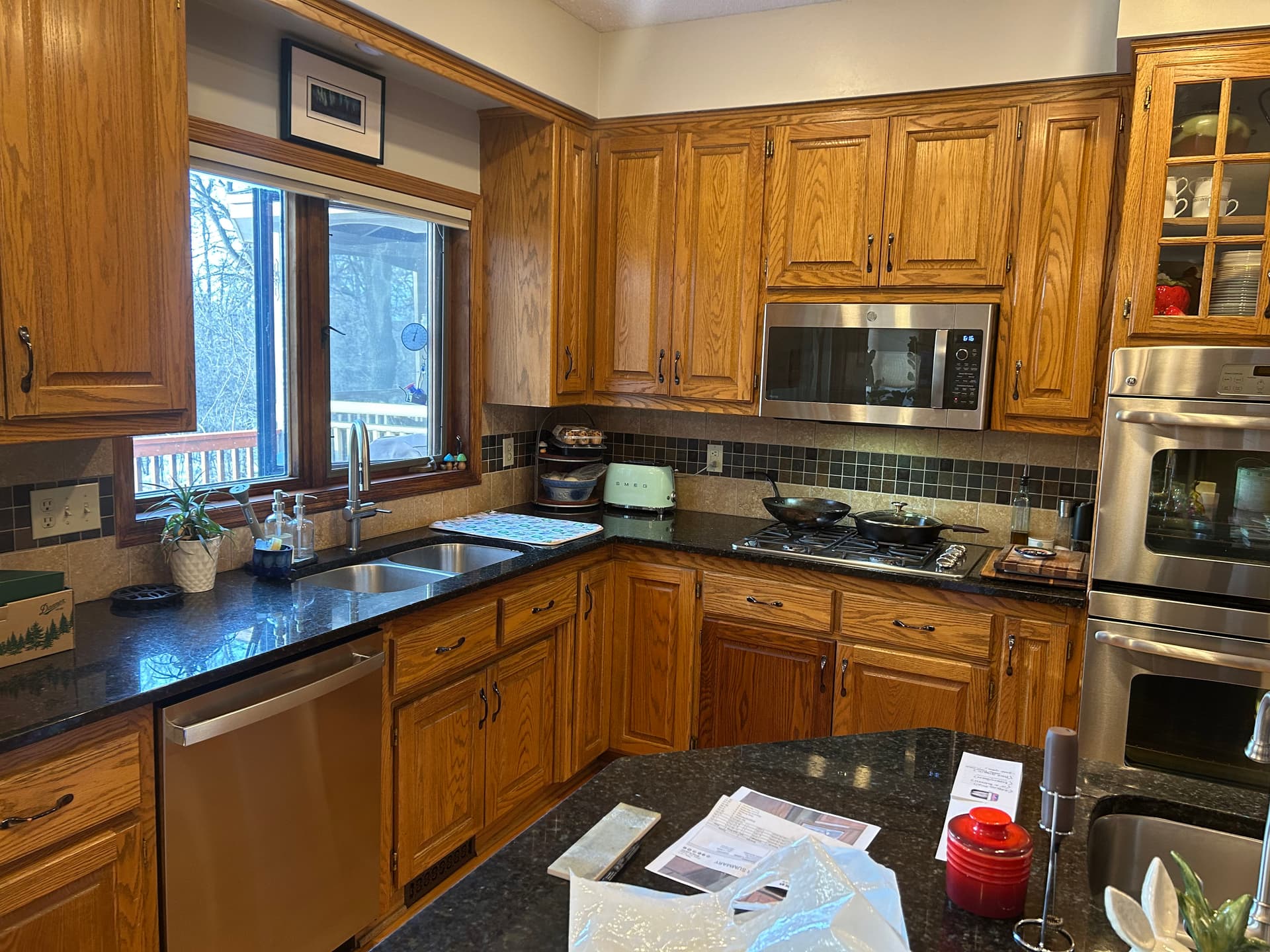 Gallery photos for Retro Green Backsplash Install That Changed This Kitchen: Image #7